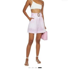 Brand new Solid and Stripes linen shorts